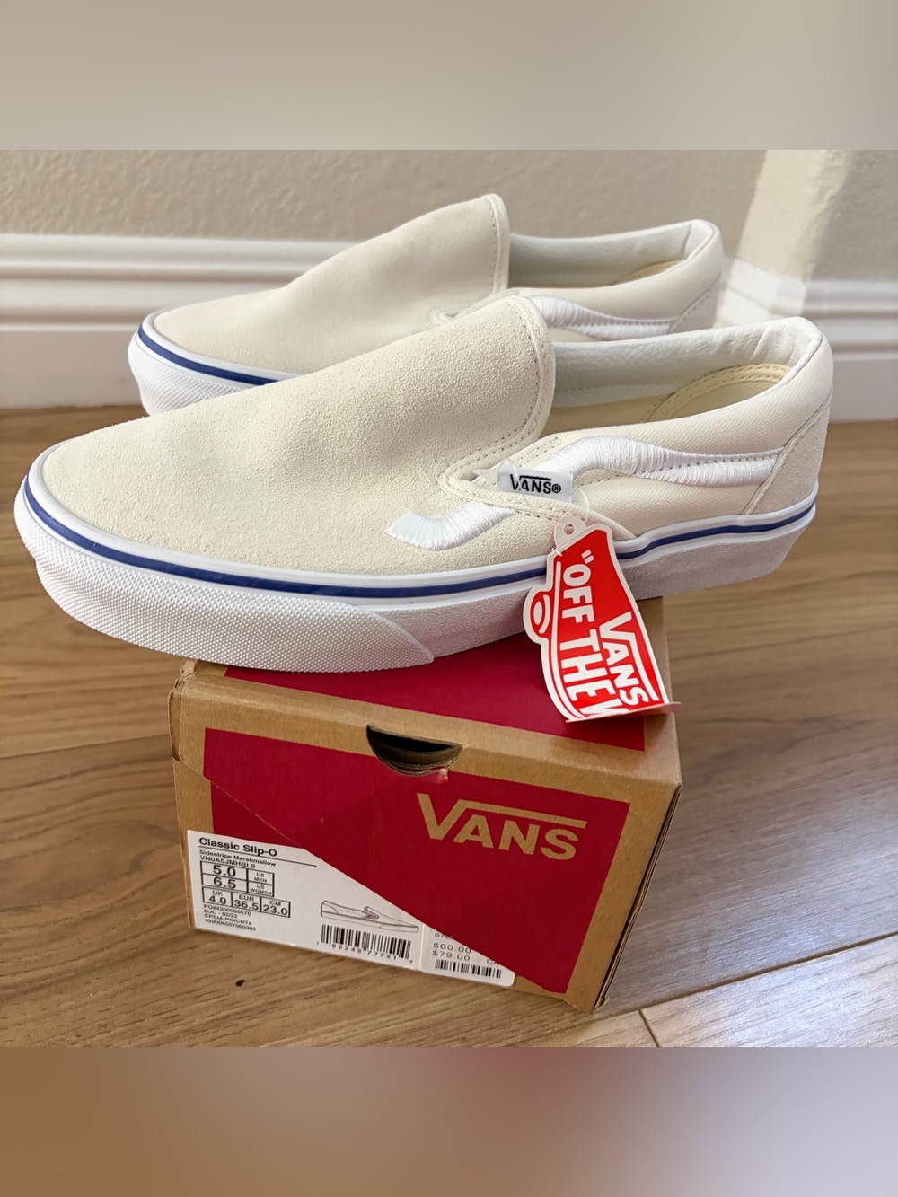 Vans Classic Slip-On 'Sidestripe Marshmallow'